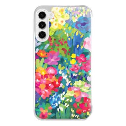 Colourful Floral Pattern Phone Case for Galaxy S23FE