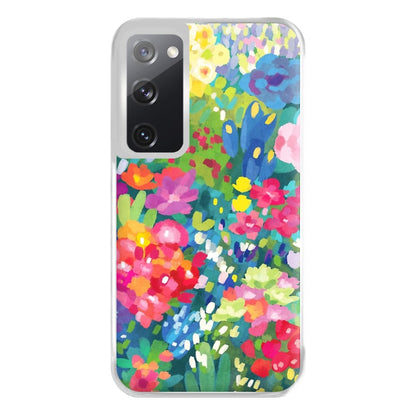 Colourful Floral Pattern Phone Case for Galaxy S20FE