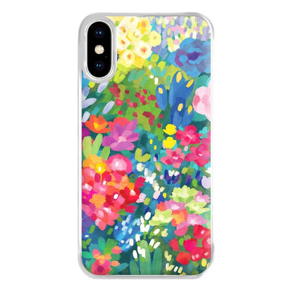 Colourful Floral Pattern Phone Case for iPhone XS Max