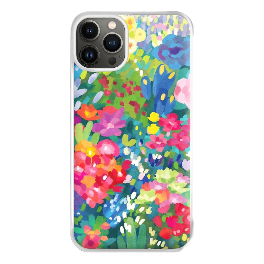 Colourful Floral Pattern Phone Case for iPhone 13