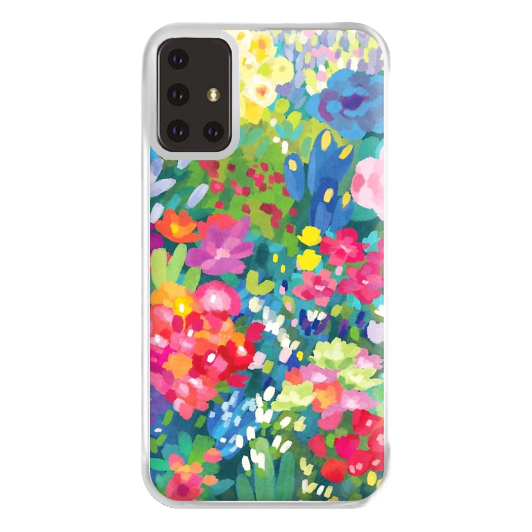 Colourful Floral Pattern Phone Case for Galaxy A71