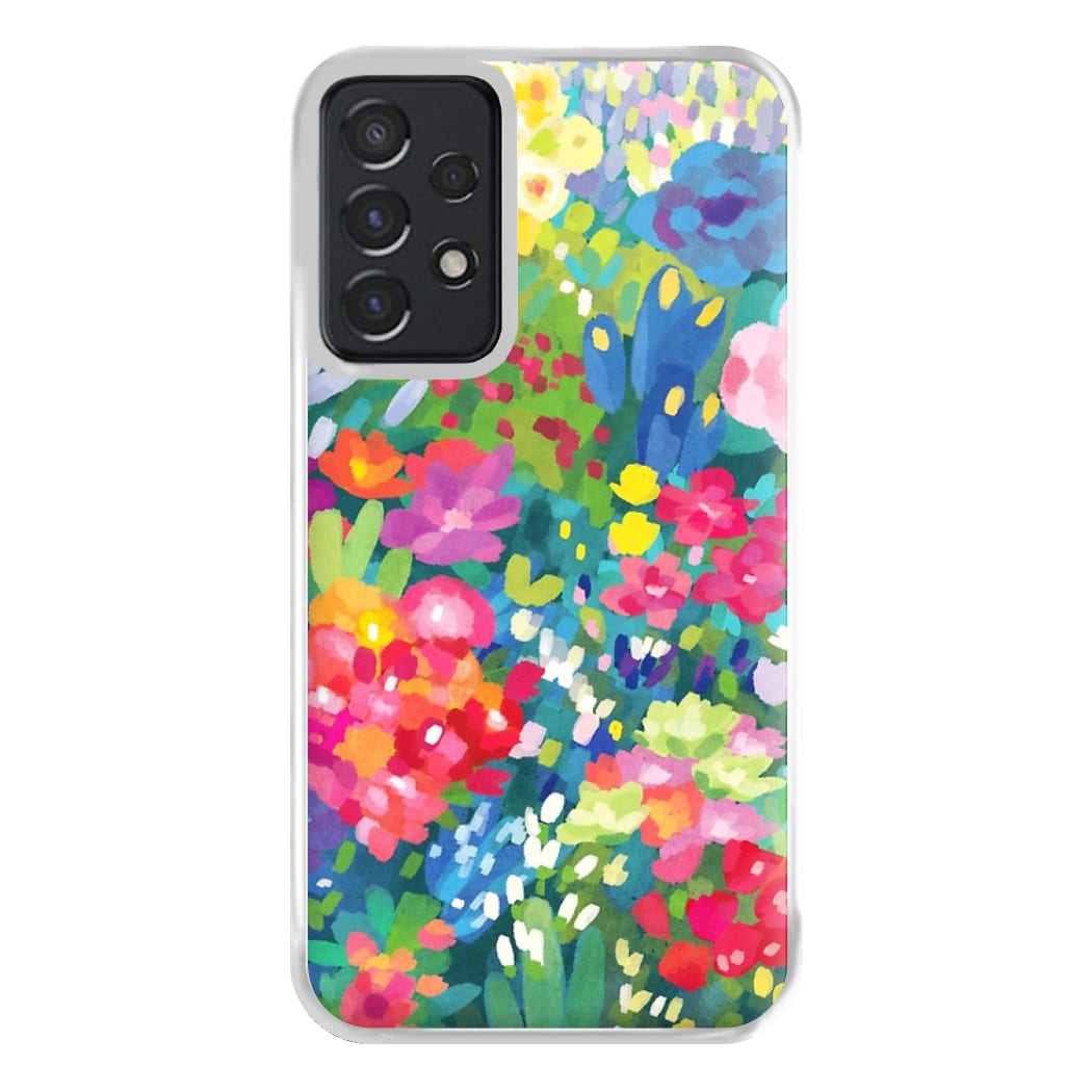 Colourful Floral Pattern Phone Case for Galaxy A52 / A52s