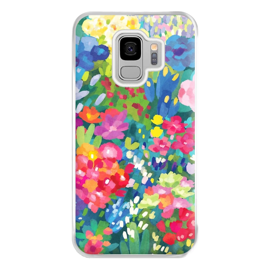 Colourful Floral Pattern Phone Case for Galaxy S9 Plus