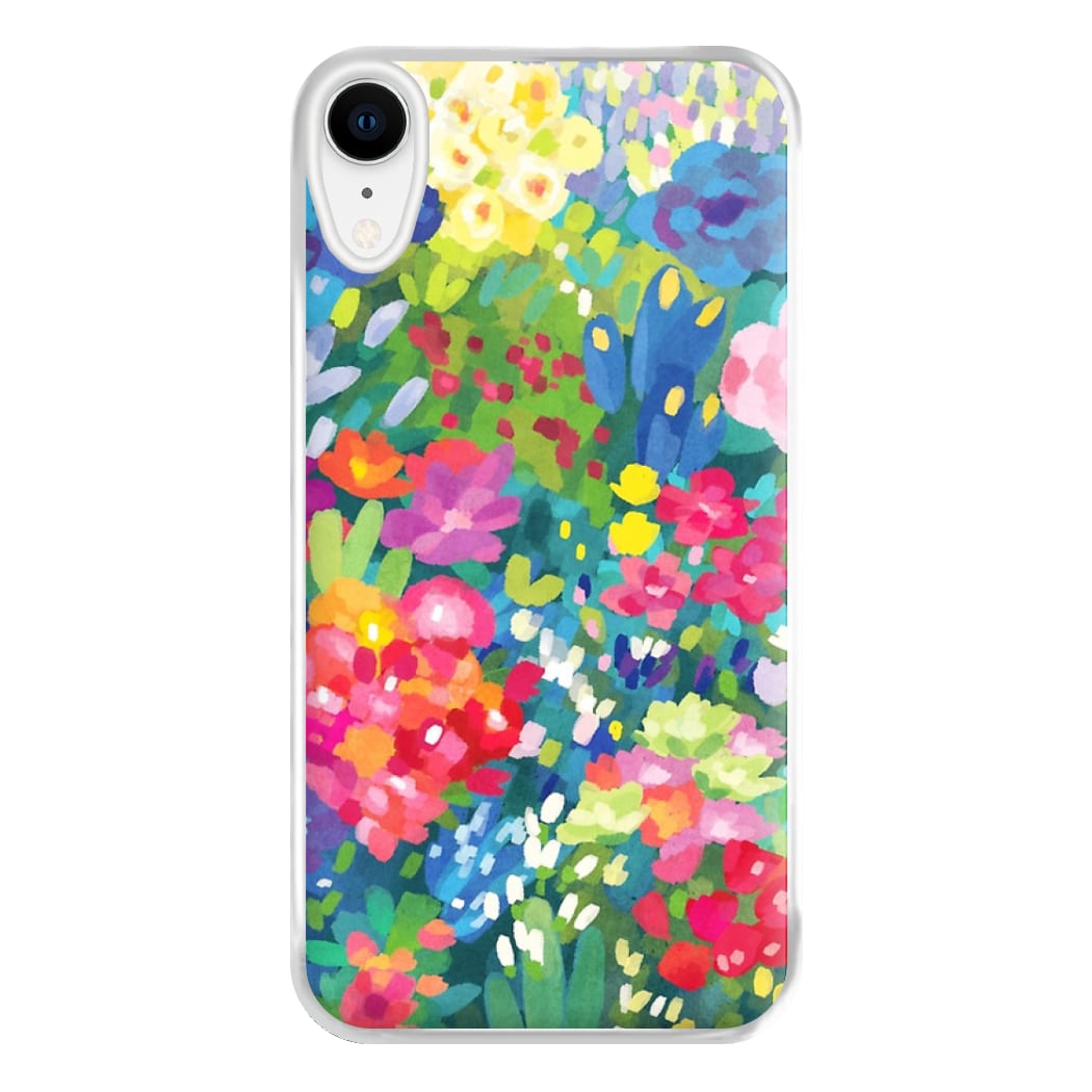 Colourful Floral Pattern Phone Case for iPhone XR