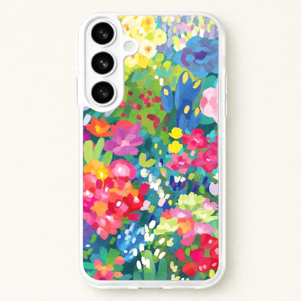 Colourful Floral Pattern Phone Case for Galaxy S26 Plus