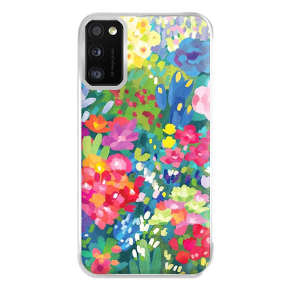 Colourful Floral Pattern Phone Case for Galaxy A41