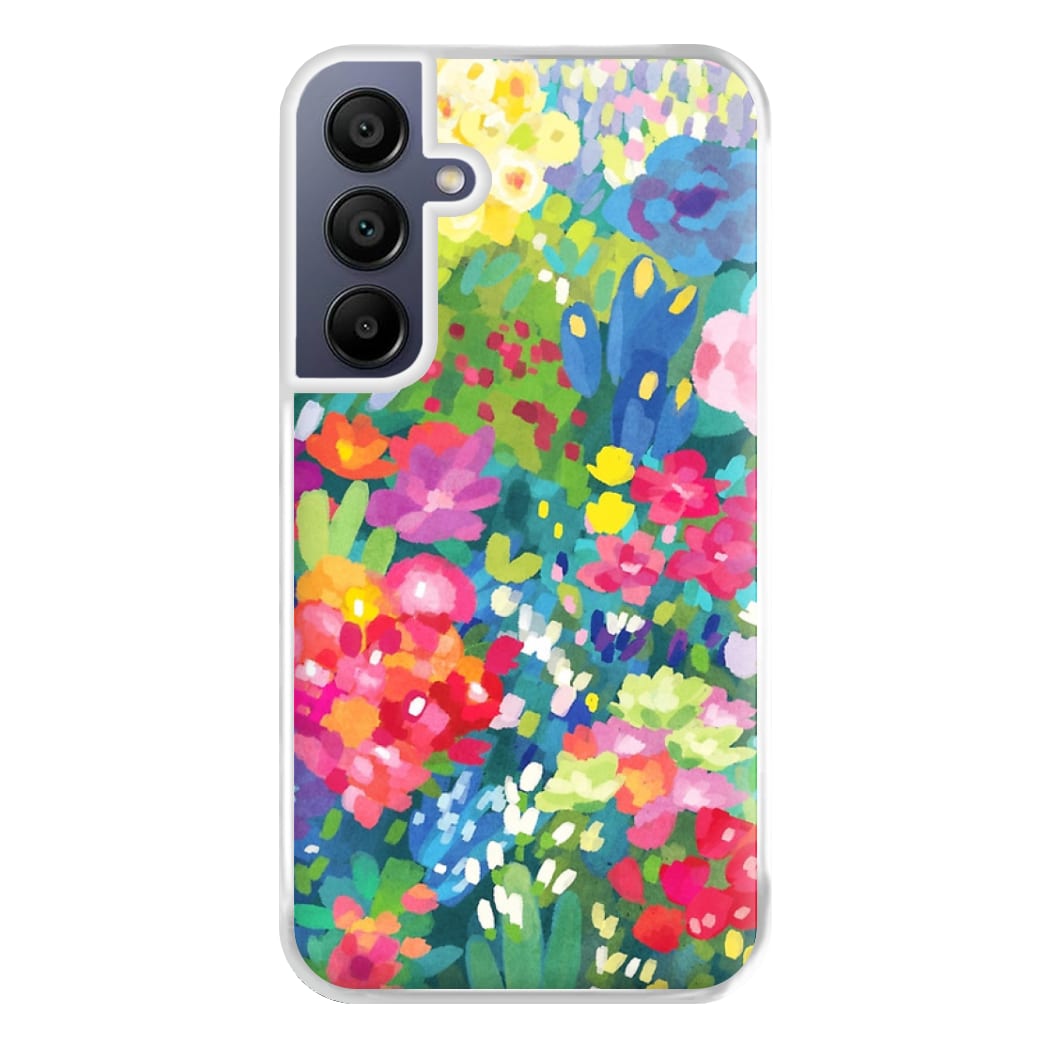 Colourful Floral Pattern Phone Case for Galaxy A16