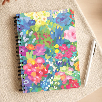 Colourful Floral Pattern Notepad