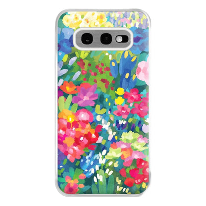 Colourful Floral Pattern Phone Case for Galaxy S10e