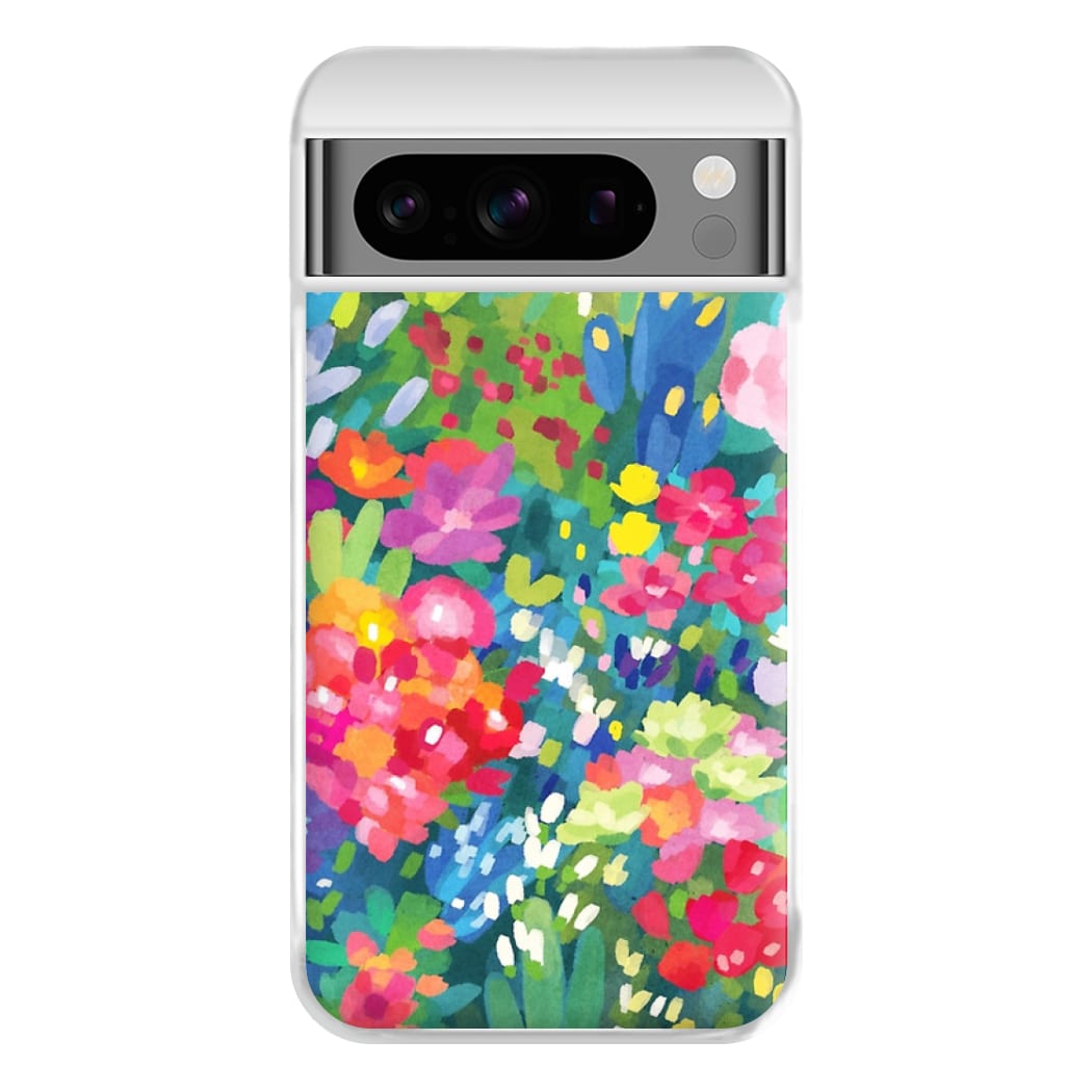 Colourful Floral Pattern Phone Case for Google Pixel 8 Pro