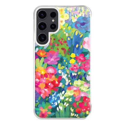 Colourful Floral Pattern Phone Case for Galaxy S23 Ultra