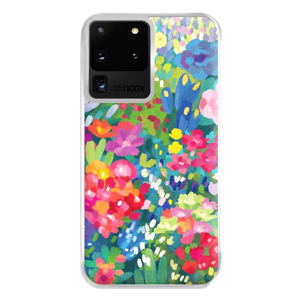 Colourful Floral Pattern Phone Case for Galaxy S20 Ultra