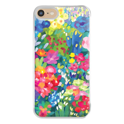 Colourful Floral Pattern Phone Case for iPhone 6 / 7 / 8 / SE