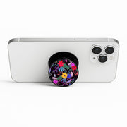 Black & Colourful Floral Pattern FunGrip 2