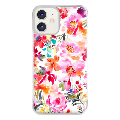 Spring Floral Pattern Phone Case for iPhone 11