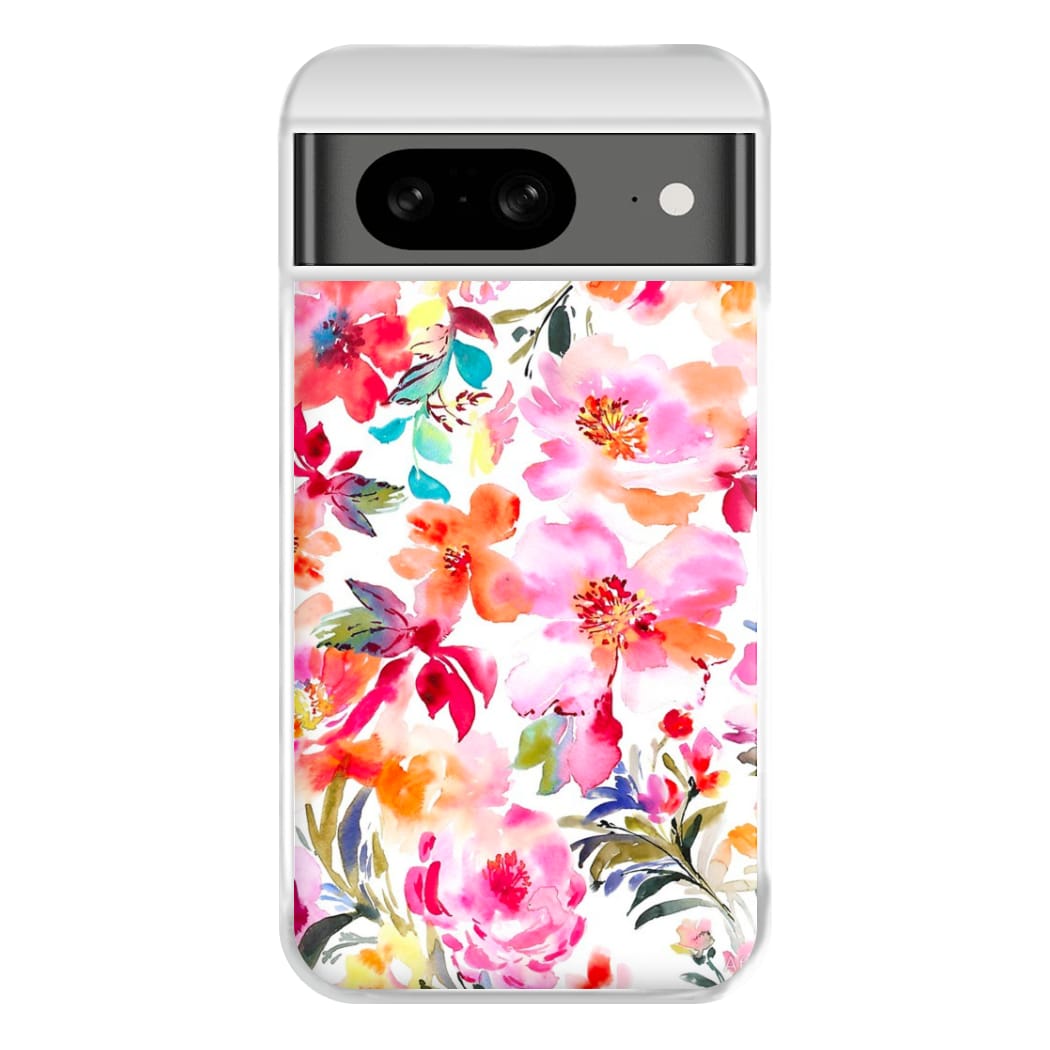 Spring Floral Pattern Phone Case for Google Pixel 8