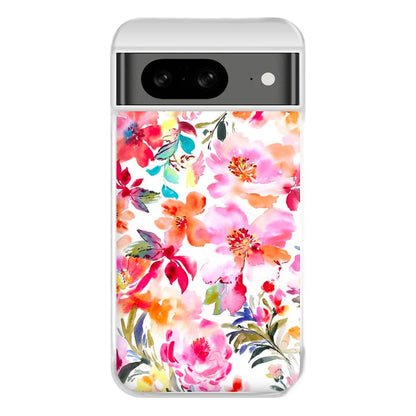 Spring Floral Pattern Phone Case for Google Pixel 8