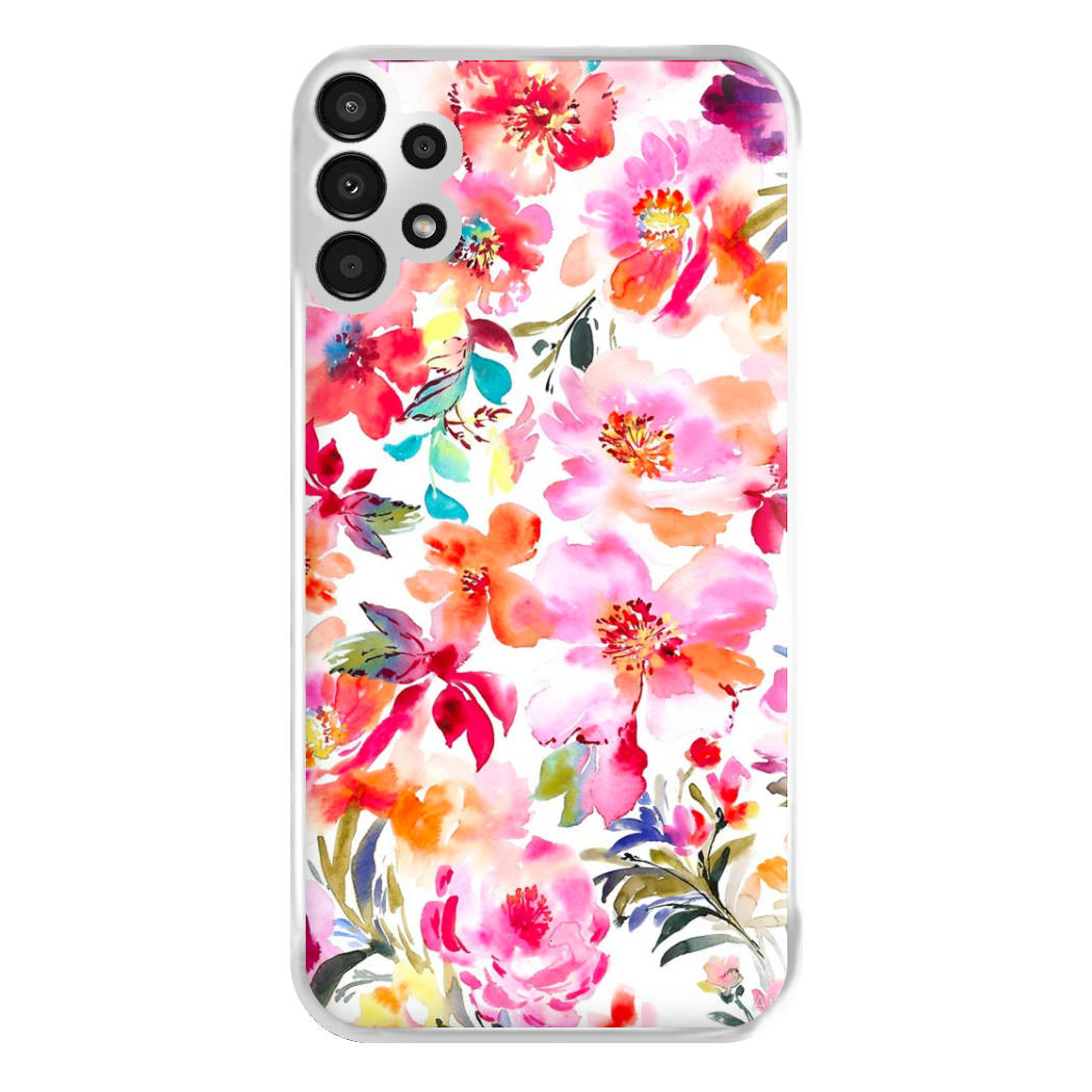 Spring Floral Pattern Phone Case for Galaxy A13