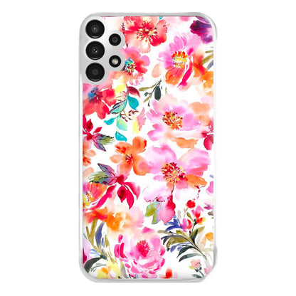 Spring Floral Pattern Phone Case for Galaxy A13