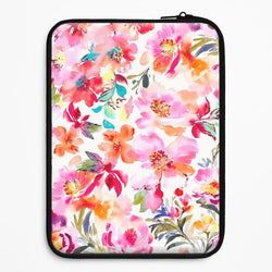 Spring Floral Pattern Universal Laptop Sleeve