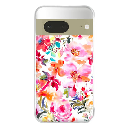 Spring Floral Pattern Phone Case for Google Pixel 7a