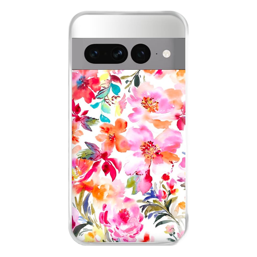 Spring Floral Pattern Phone Case for Google Pixel 7 Pro