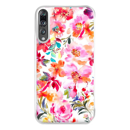 Spring Floral Pattern Phone Case for Huawei P20 Pro