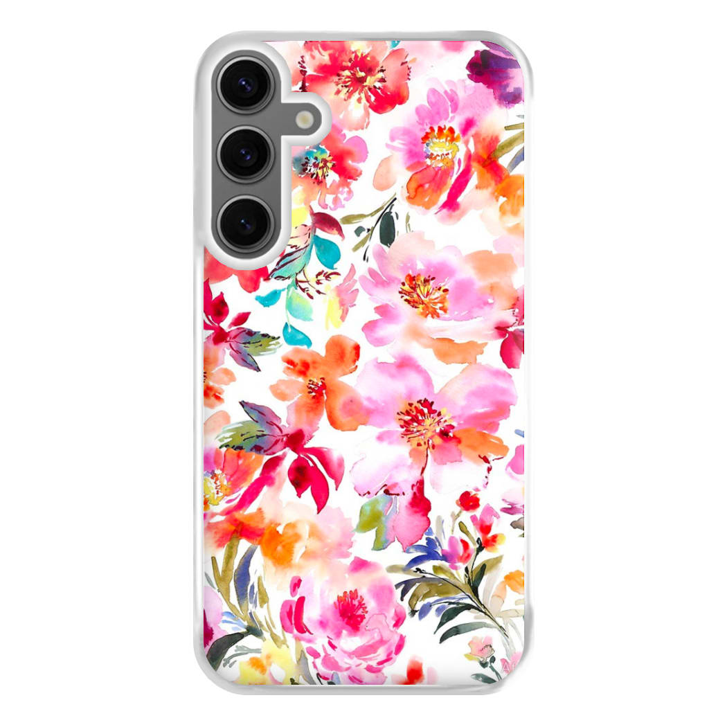 Spring Floral Pattern Phone Case for Galaxy S24FE