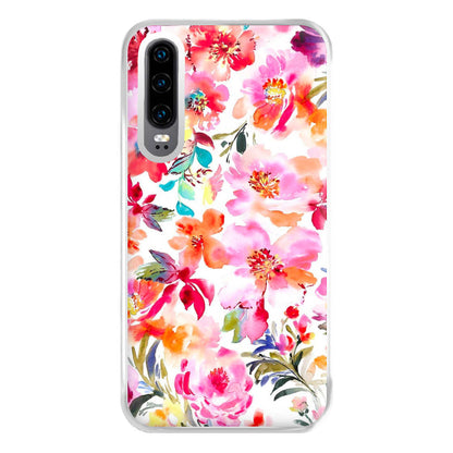 Spring Floral Pattern Phone Case for Huawei P30