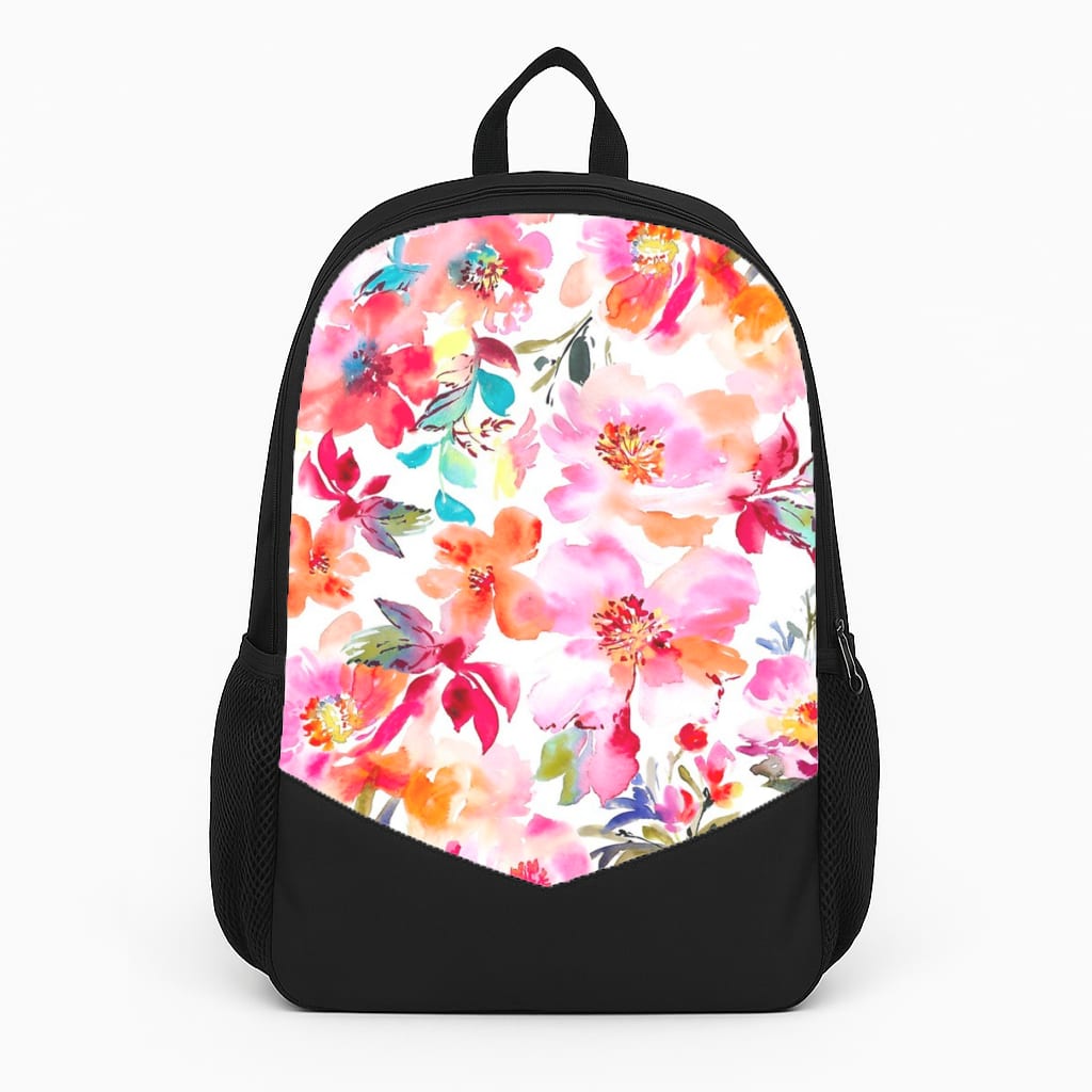 Spring Floral Pattern Backpack