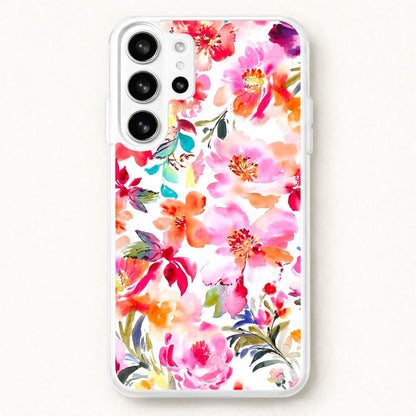 Spring Floral Pattern Phone Case for Galaxy S26 Ultra