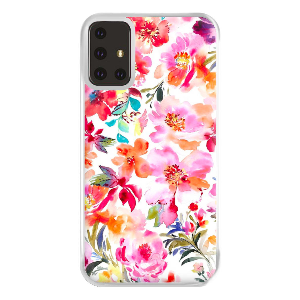 Spring Floral Pattern Phone Case for Galaxy A71