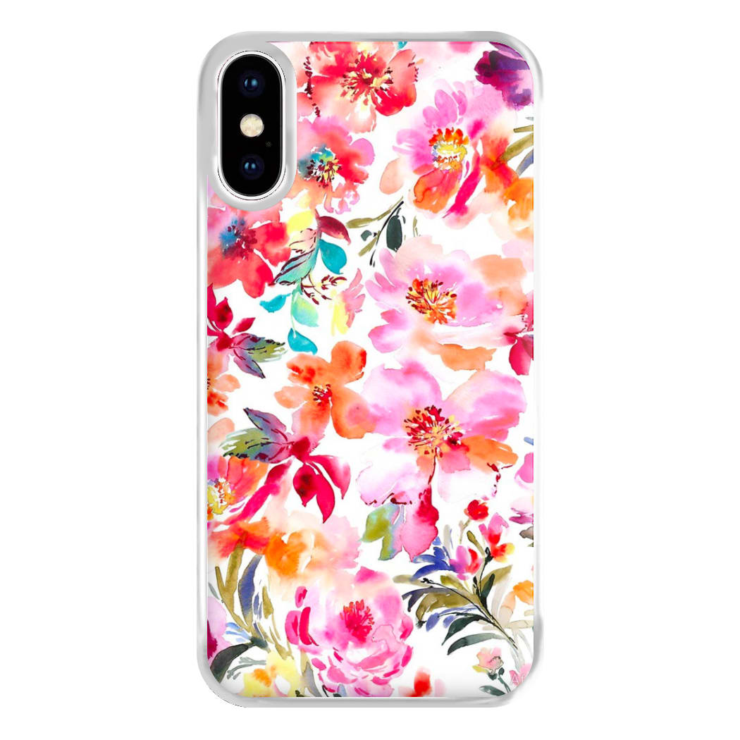 Spring Floral Pattern Phone Case for iPhone XS Max