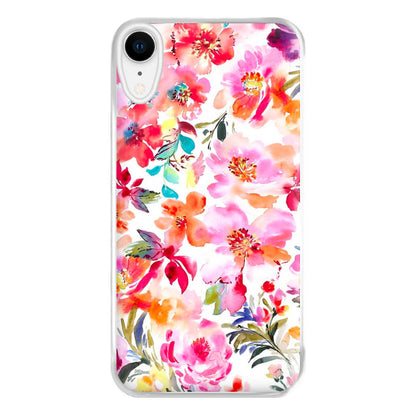 Spring Floral Pattern Phone Case for iPhone XR