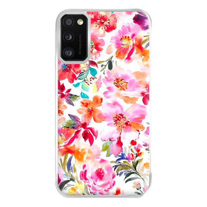 Spring Floral Pattern Phone Case for Galaxy A41