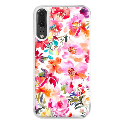 Spring Floral Pattern Phone Case for Huawei P20