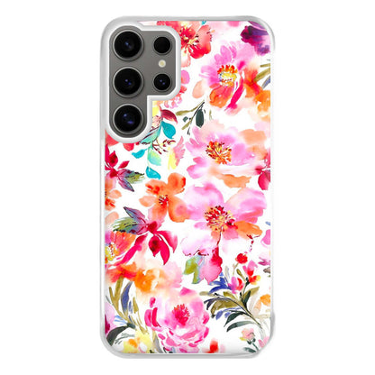 Spring Floral Pattern Phone Case for Galaxy S24 Ultra