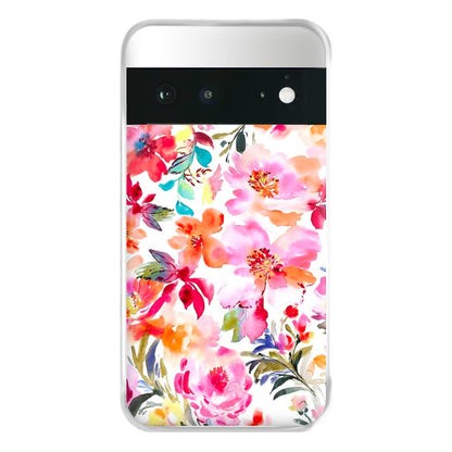 Spring Floral Pattern Phone Case for Google Pixel 6a