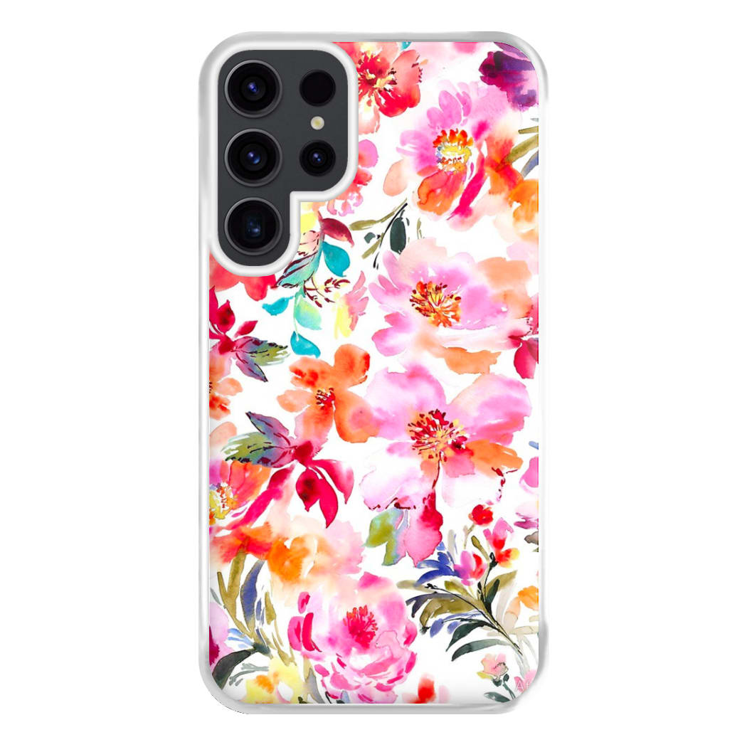 Spring Floral Pattern Phone Case for Galaxy S23 Ultra