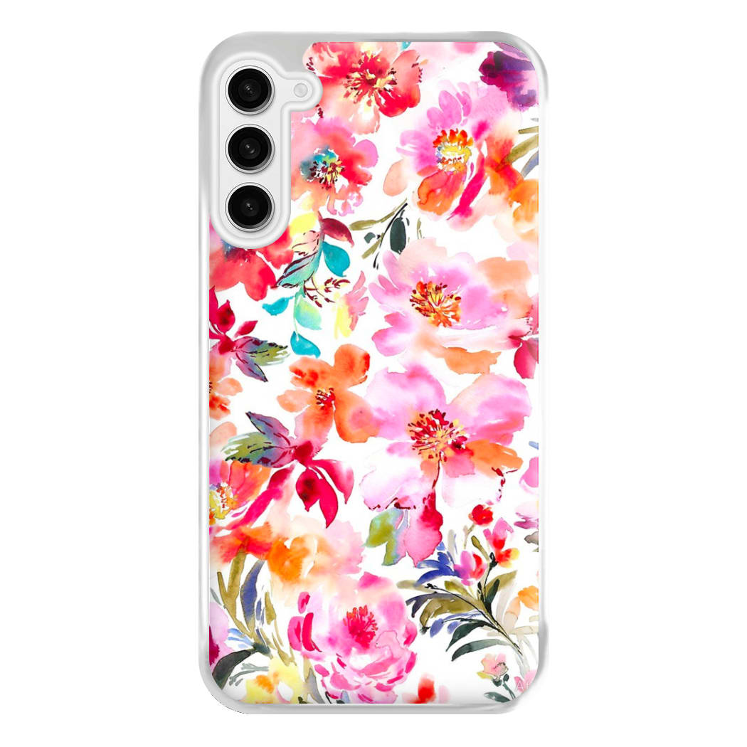 Spring Floral Pattern Phone Case for Galaxy S23FE