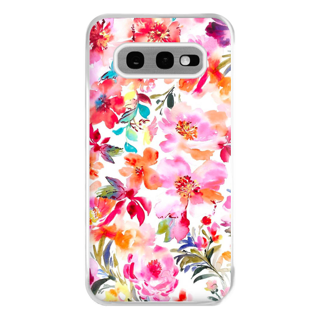 Spring Floral Pattern Phone Case for Galaxy S10e