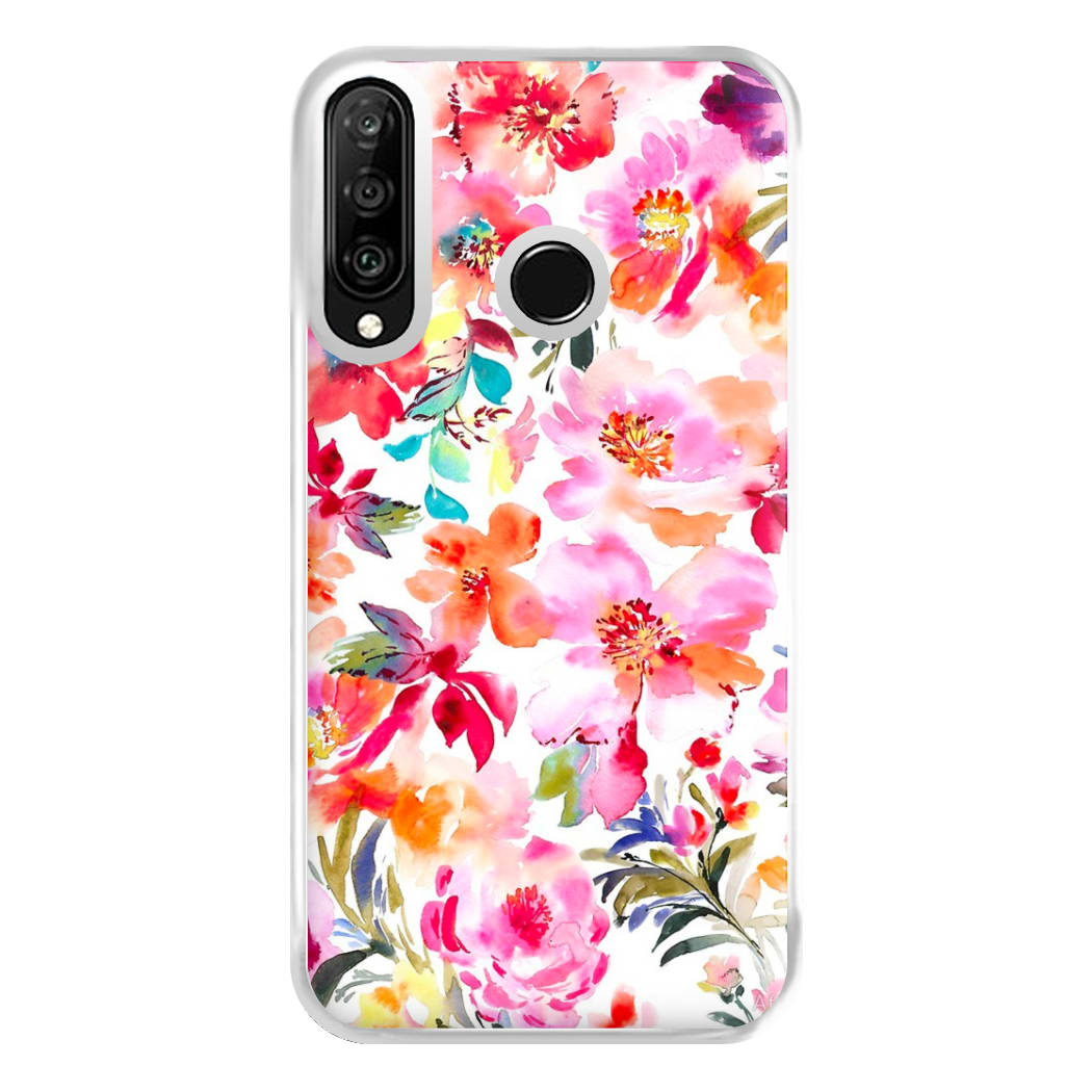 Spring Floral Pattern Phone Case for Huawei P30 Lite