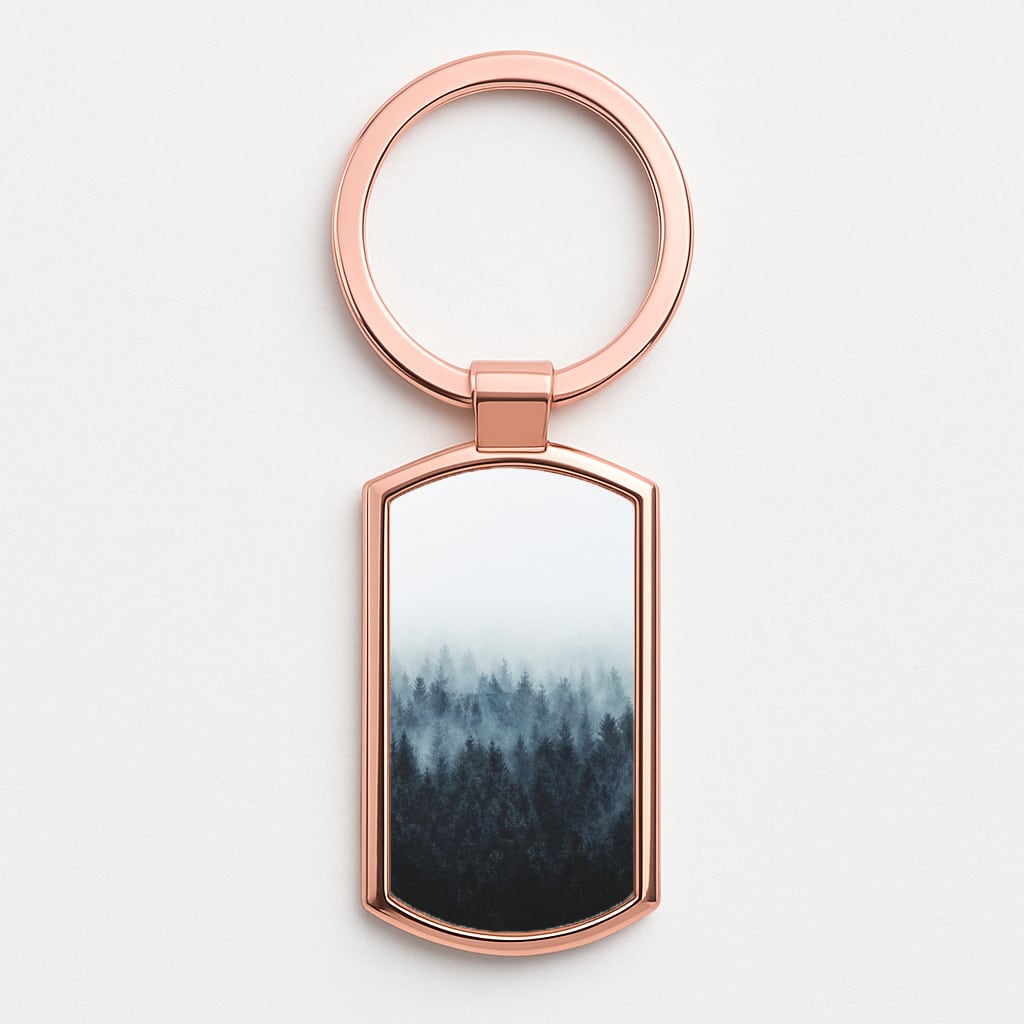 A Wilderness Somewhere Part 2 Rose Gold Keyring