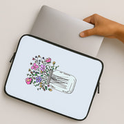 Cartoon Flower Jar Laptop Sleeve 2