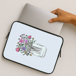 Cartoon Flower Jar MacBook Case