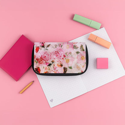 Pretty Pink Chic Floral Pattern Pencil Case