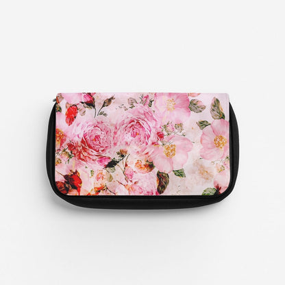 Pretty Pink Chic Floral Pattern Pencil Case