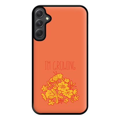 I'm Growing - Floral Phone Case for Galaxy A34