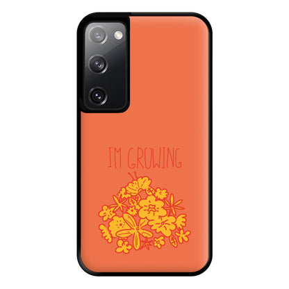 I'm Growing - Floral Phone Case for Galaxy S20