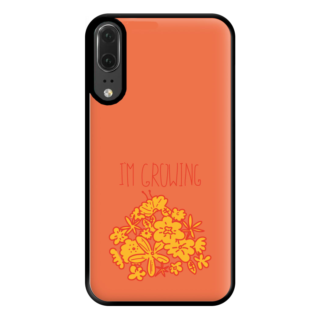 I'm Growing - Floral Phone Case for Huawei P20